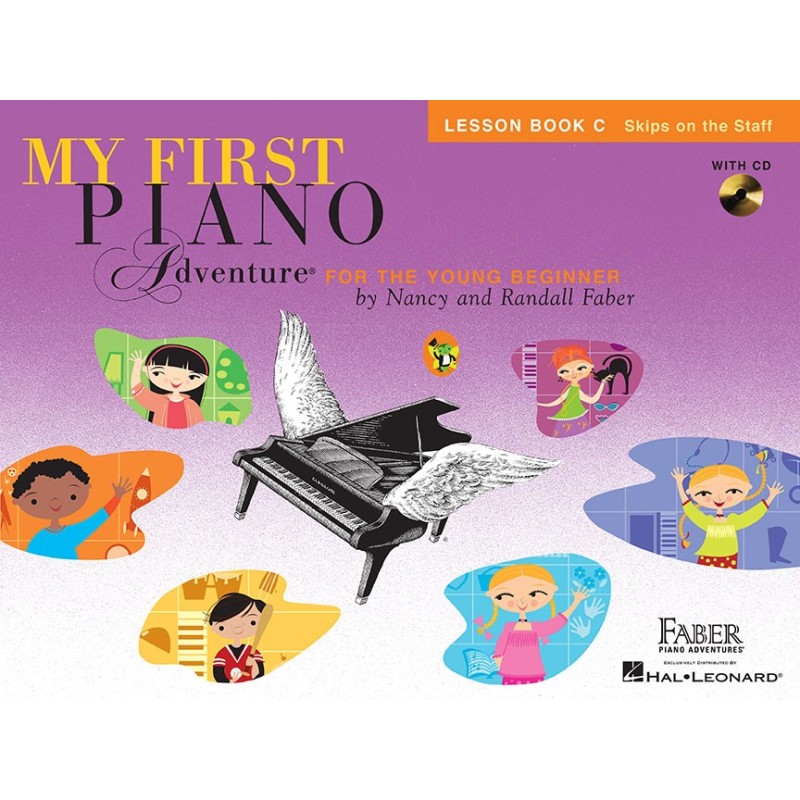 Libro. MY FIRST PIANO ADVENTURE Lesson Book C with Audio included