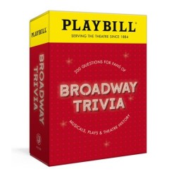 Juego de mesa. PLAYBILL. BROADWAY TRIVIA
