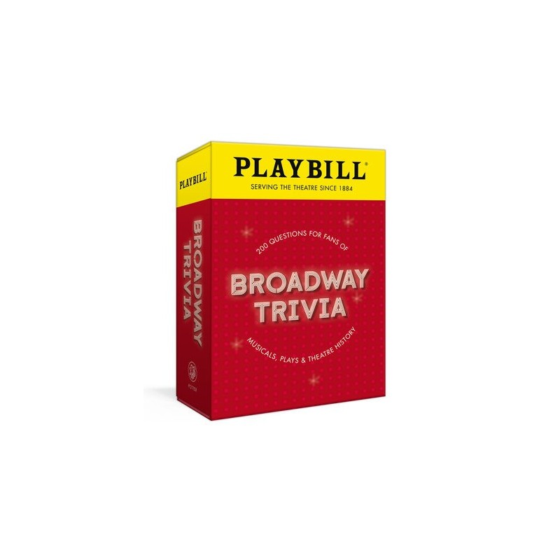 Juego de mesa. PLAYBILL. BROADWAY TRIVIA