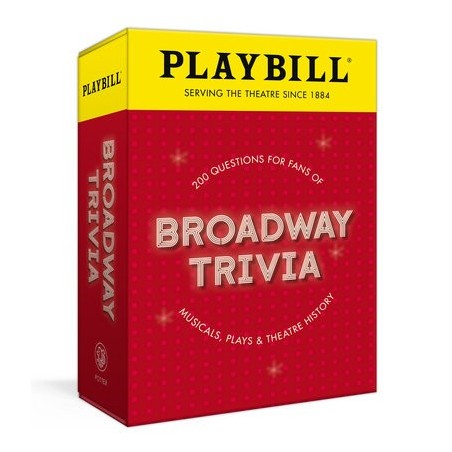 Juego de mesa. PLAYBILL. BROADWAY TRIVIA