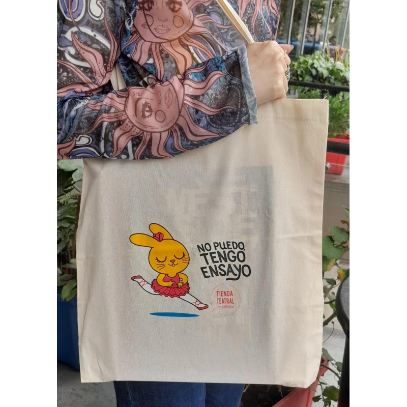 Tote bag pequeña. NO PUEDO, TENGO ENSAYO por RAEIOUL