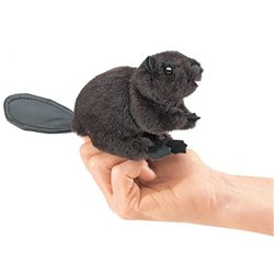 Títere de dedo. MINI CASTOR