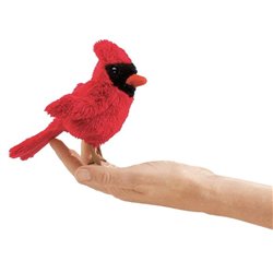 Títere de dedo. MINI CARDINAL