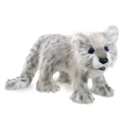 Títere. CACHORRO DE LEOPARDO DE NIEVE