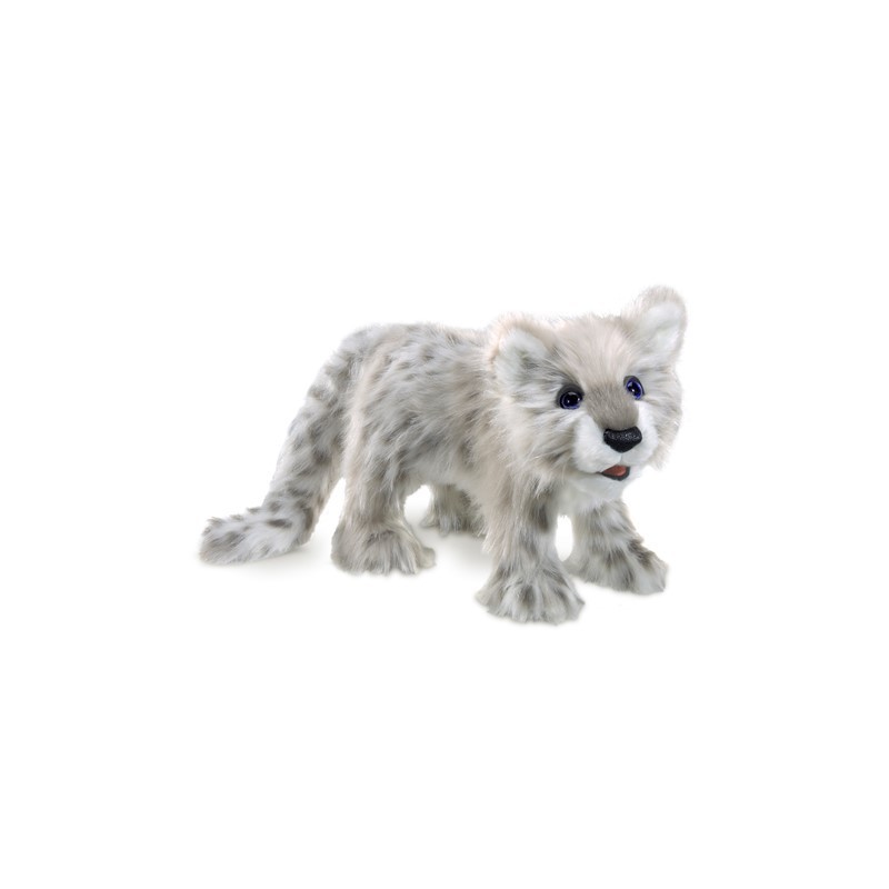 Títere. CACHORRO DE LEOPARDO DE NIEVE