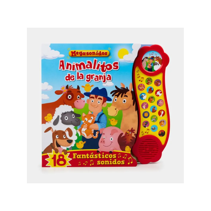 Libro con sonido. Animalitos de la granja