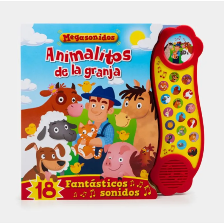 Libro con sonido. Animalitos de la granja