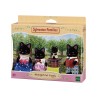 Figuras. Ternurines. Familia de gatos de medianoche