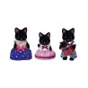Figuras. Ternurines. Familia de gatos de medianoche