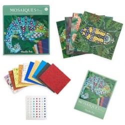 Caja de mosaicos de animales