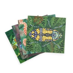 Caja de mosaicos de animales
