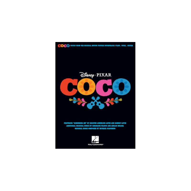 Partitura. Disney/Pixar's Coco. Music from the Original Motion Picture Soundtrack