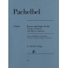 Partitura. PACHELBEL.  Closer Look Canon and Gigue for Three Violins and Basso Continuo in D Major
