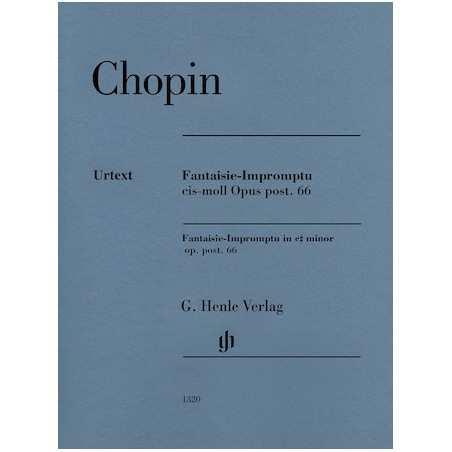 Partitura. CHOPIN. Fantaisie-Impromptu C-sharp Minor Op. Post. 66 Edition with Fingering