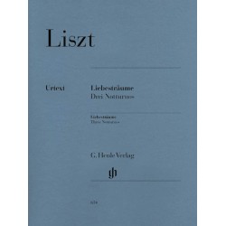 Partitura. LISZT. Liebesträume, 3 Notturnos Piano Solo