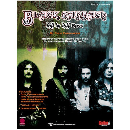 Partituras. Black Sabbath – Riff by Riff Bass. Riff by Riff TAB