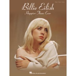 Partituras. Billie Eilish – Happier Than Ever. Piano/Vocal/Guitar
