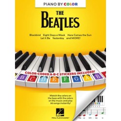 Partituras. Piano-by-Color – The Beatles