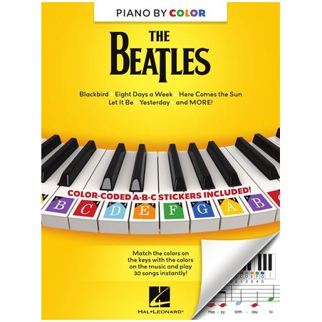 Partituras. Piano-by-Color – The Beatles