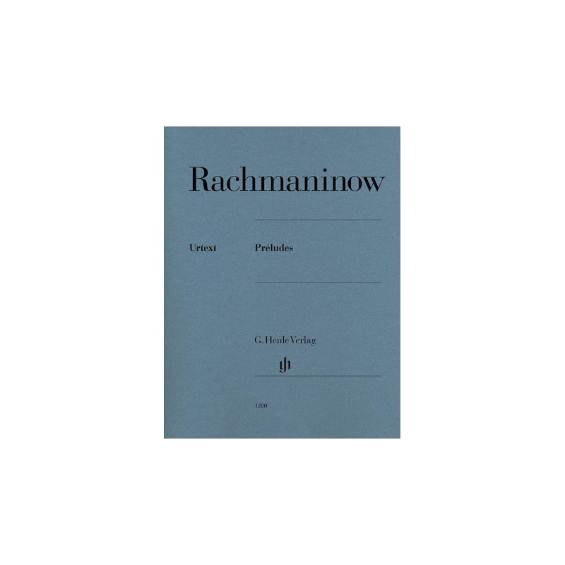 Partituras. RACHMANINOW. 24 Preludes Piano Solo