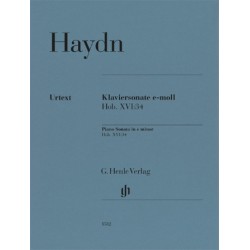 Partituras. HAYDN. Piano Sonata In E Minor Hob. XVI: 34