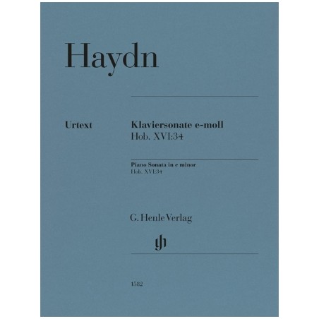 Partituras. HAYDN. Piano Sonata In E Minor Hob. XVI: 34