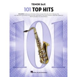 Partituras. 101 Top Hits for Tenor Sax