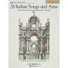 Partituras. 28 Italian Songs & Arias of the 17th & 18th Centuries – Medium High – Book/Online Audio