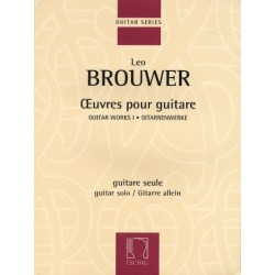 Partituras. Guitar Works I Guitar Solo. Leo Brouwer