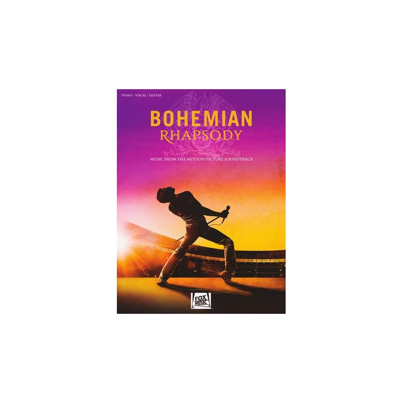 Partituras. Bohemian Rhapsody Music from the Motion Picture Soundtrack. Piano/Vocal/Guitar. Songbook Softcover