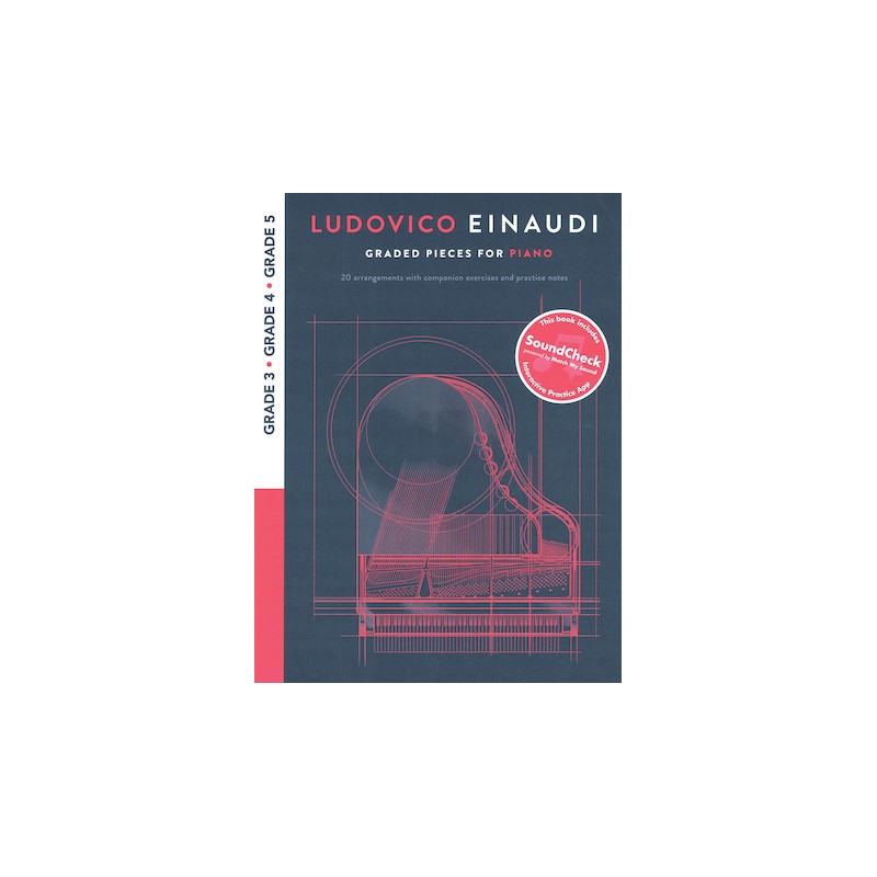 Partituras. Ludovico Einaudi – Graded Pieces for Piano Grades 3-5