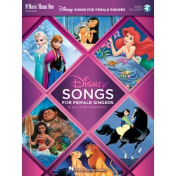 Partituras. Disney Songs for Female Singers 10 All-Time Favorites with Fully-Orchestrated Backing Tracks