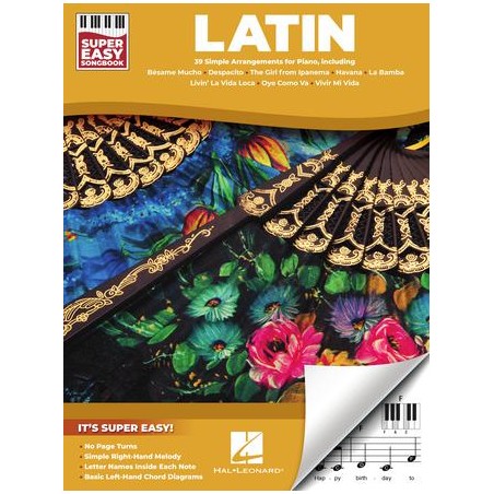 Partituras. Latin - Super Easy Songbook