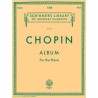 Partituras. CHOPIN. Album. Schirmer Library of Classics Volume 39