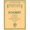 Partituras. SCHUBERT. Fantasias, Impromptus, Moments Musicaux