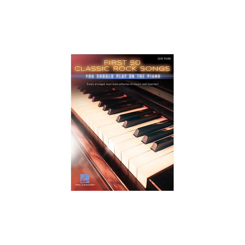 Partituras. First 50 Classic Rock Songs You Should Play on Piano