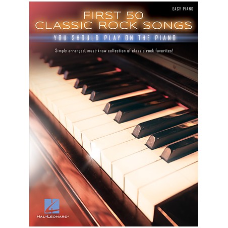 Partituras. First 50 Classic Rock Songs You Should Play on Piano