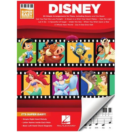 Partituras. Disney – Super Easy Songbook