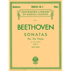 Partituras. BEETHOVEN. Sonatas – Book 2. Schirmer Library of Classics Volume 2