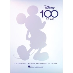 Partituras. Disney 100 Songs. Celebrating the 100th Anniversary of Disney
