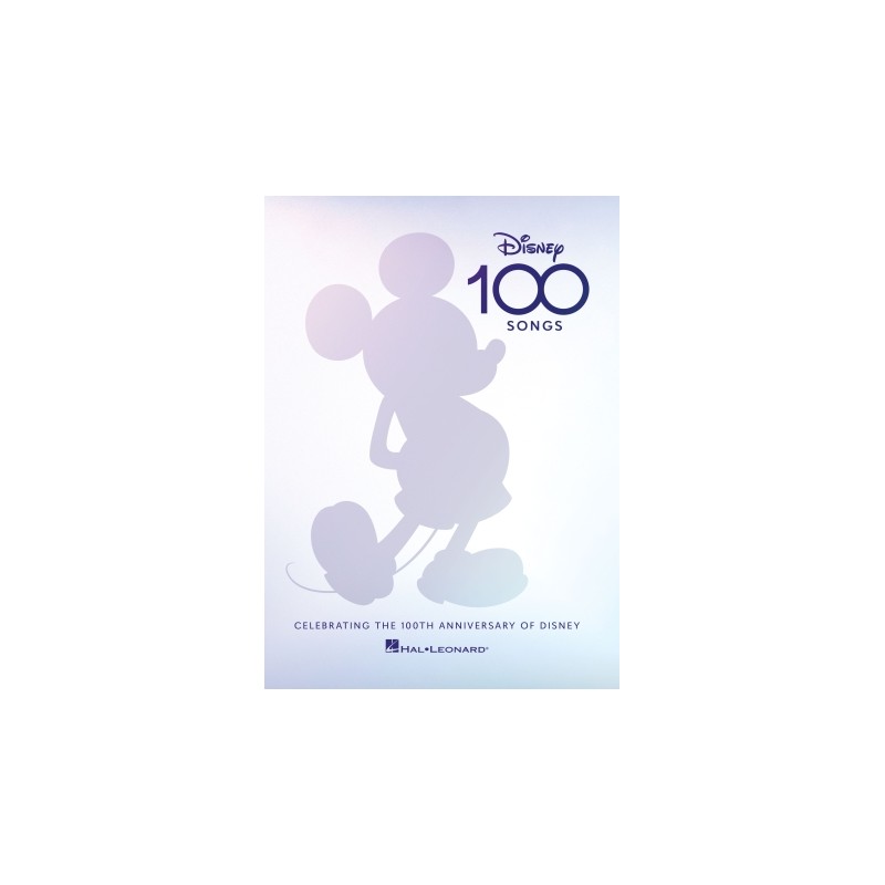 Partituras. Disney 100 Songs. Celebrating the 100th Anniversary of Disney