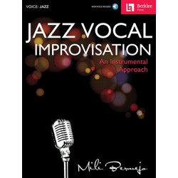 Libro. Jazz Vocal Improvisation. An Instrumental Approach Berklee Guide. Softcover. Audio Online