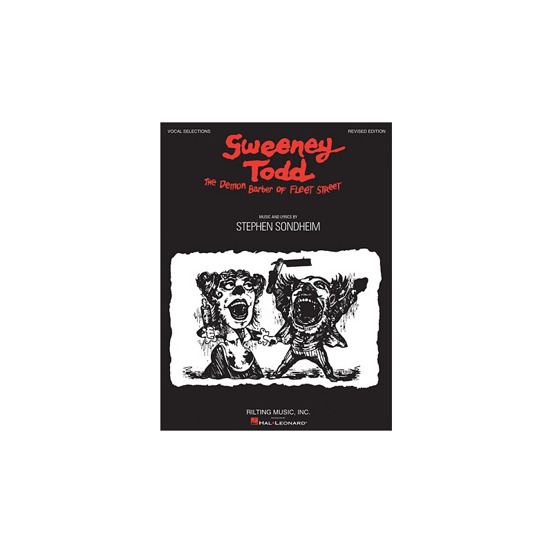 Partituras. Sweeney Todd – Revised Edition. Vocal Selections