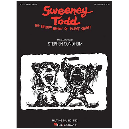 Partituras. Sweeney Todd – Revised Edition. Vocal Selections