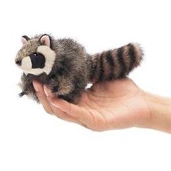 Títere de dedo. MINI MAPACHE