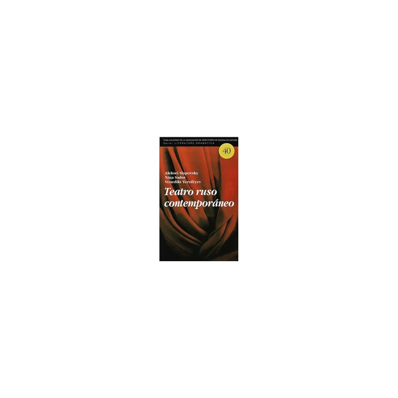 Libro. TEATRO RUSO CONTEMPORÁNEO